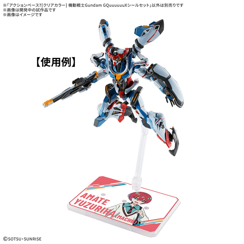 Mobile Suit Gundam GQuuuuuuX Bandai Action Base 7 Clear Color Sticker Set