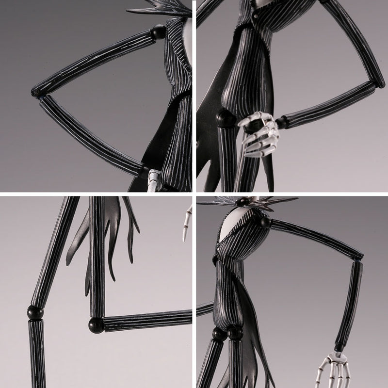 The Nightmare Before Christmas Kaiyodo Legacy Of Revoltech LR-058 Jack Skellington Luminescent Paint Ver.