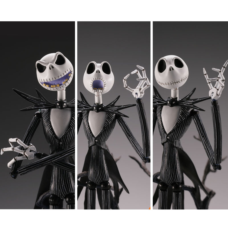 The Nightmare Before Christmas Kaiyodo Legacy Of Revoltech LR-058 Jack Skellington Luminescent Paint Ver.