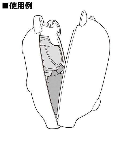 Nendoroid More: Face Parts Case (Pink Dinosaur)