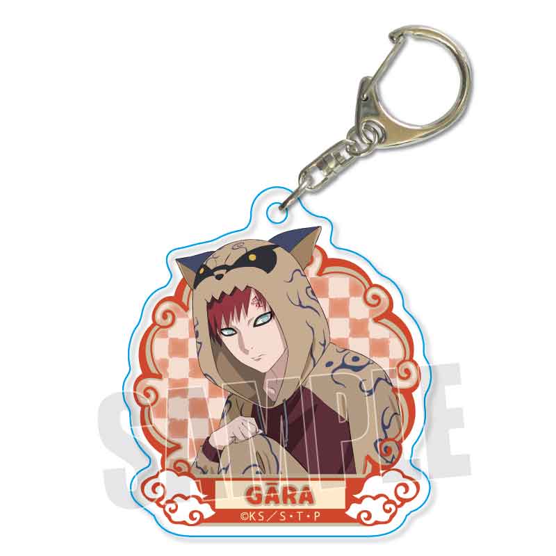 NARUTO -Shippuden- Bell House Trading Acrylic Key Chain Kigurumi Pajamas Ver. (1 Random)