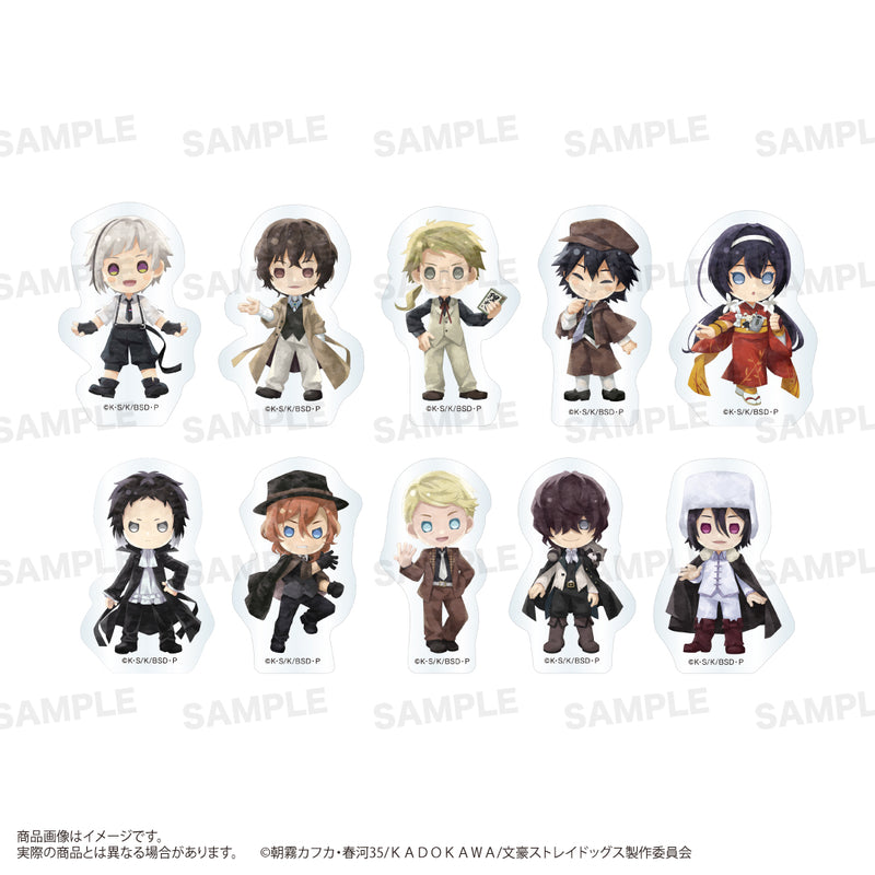 Bungo Stray Dogs Star mine Trading Die-cut Acrylic Block Charamage(1 Random)