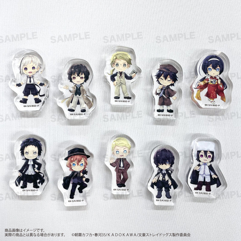 Bungo Stray Dogs Star mine Trading Die-cut Acrylic Block Charamage(1 Random)