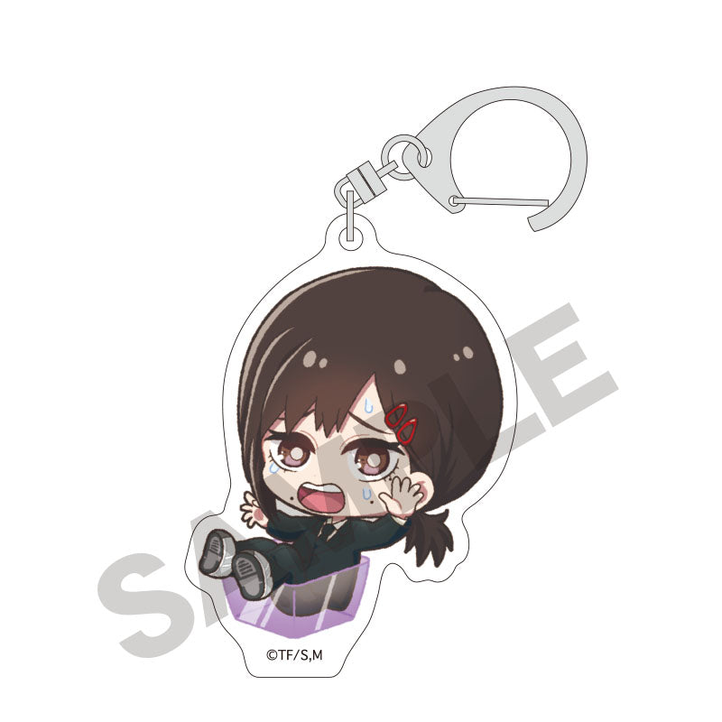 Chainsaw Man Crux Trading Acrylic Key Chain Hacosupo