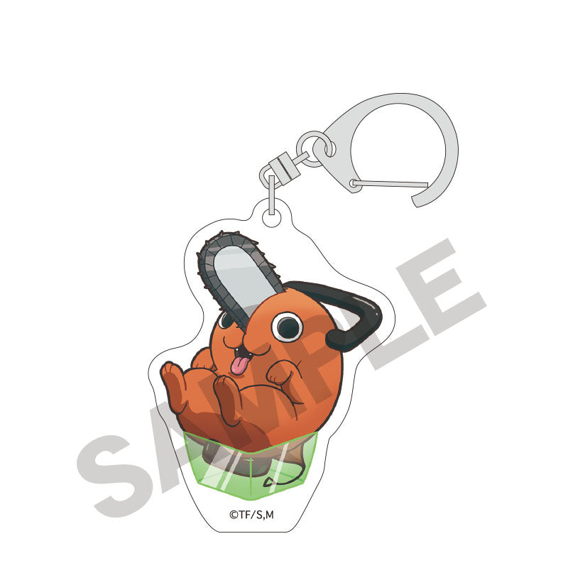 Chainsaw Man Crux Trading Acrylic Key Chain Hacosupo