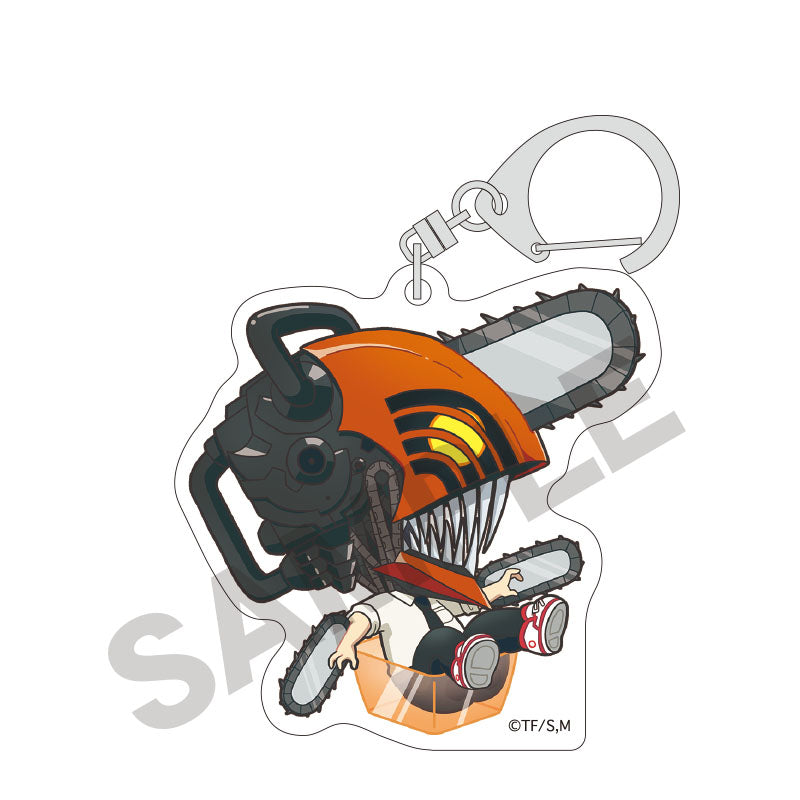 Chainsaw Man Crux Trading Acrylic Key Chain Hacosupo