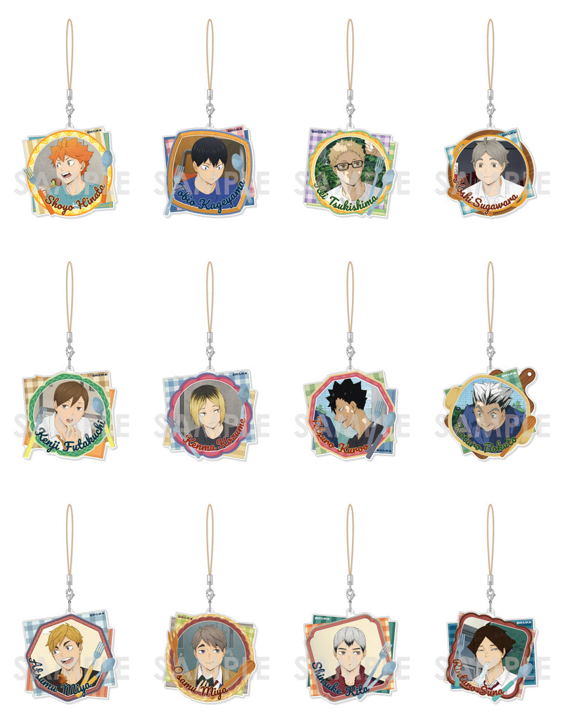 Haikyu!! Sol InternationalAcrylic Strap -Let's Eat!- (1 Random)