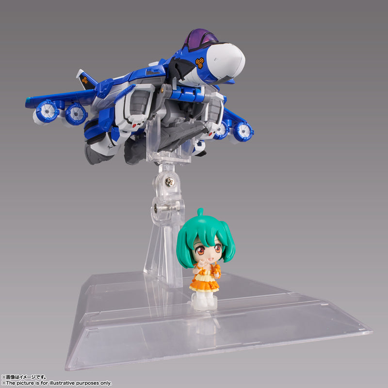 Macross Frontier Bandai TINY SESSION VF-25G Messiah Valkyrie (Michel Machine) with Ranka (JP)