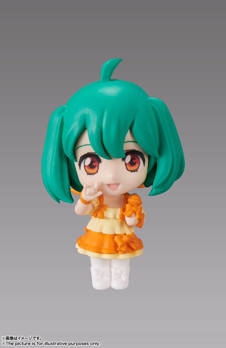 Macross Frontier Bandai TINY SESSION VF-25G Messiah Valkyrie (Michel Machine) with Ranka (JP)