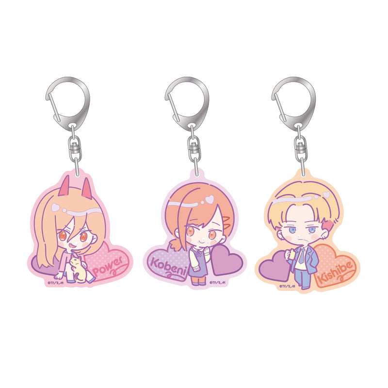 Chainsaw Man Algernon Product Love Pastel Acrylic Key Chain(1 Random)