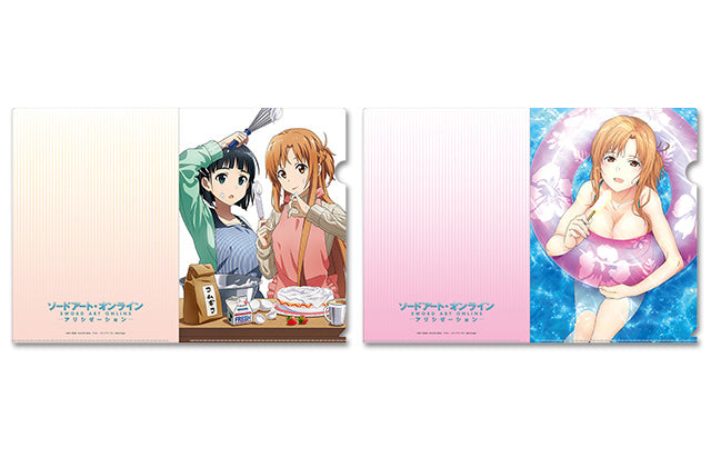 SWORD ART ONLINE ALICIZATION HOBBY STOCK Clear Document Folder Set