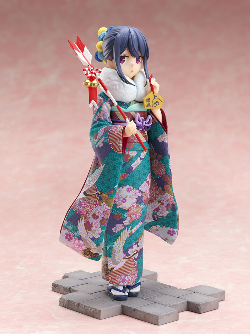 Yuru Camp FURYU Corporation Yuru Camp Rin Shima Furisode ver. 1/7 Scale Figure