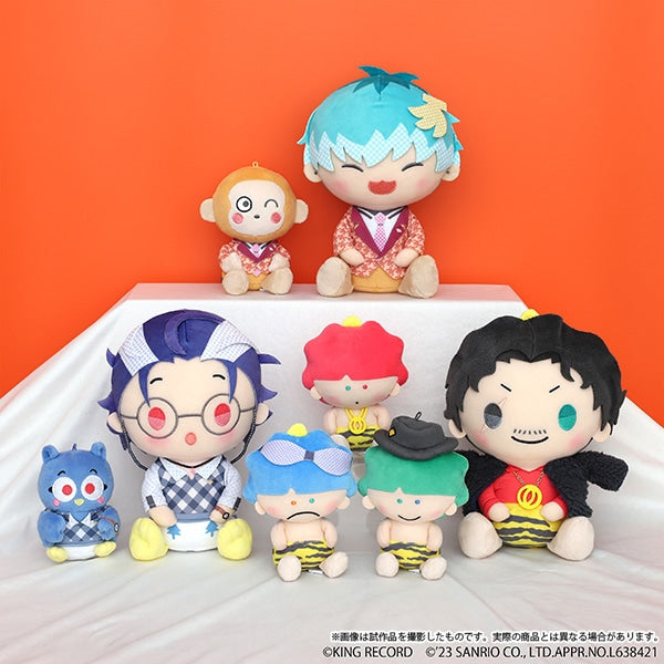 Hypnosismic -Division Rap Battle- Movic Sanrio Nakayoku Edit Plush Set Nurude Sasara x Osaru no Monkichi