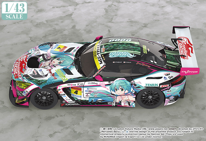 Hatsune Miku GT Project Good Smile Racing 1/43rd Scale Good Smile Hatsune Miku AMG: 2019 Ver.