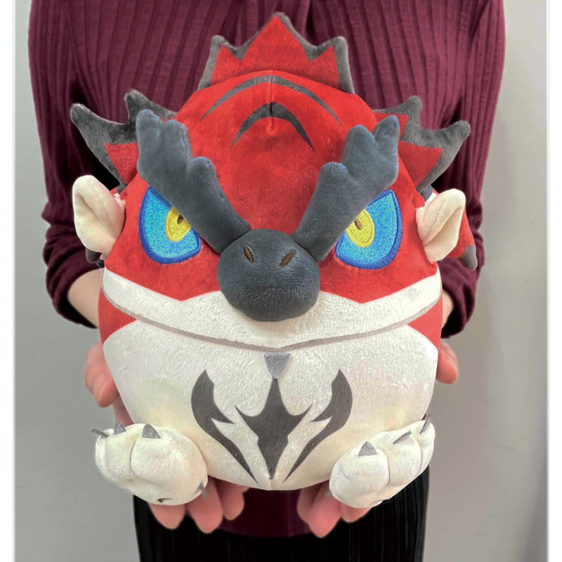 MONSTER HUNTER CAPCOM Monster Hunter Fluffy Eggshaped Plush Rathalos (re-run)