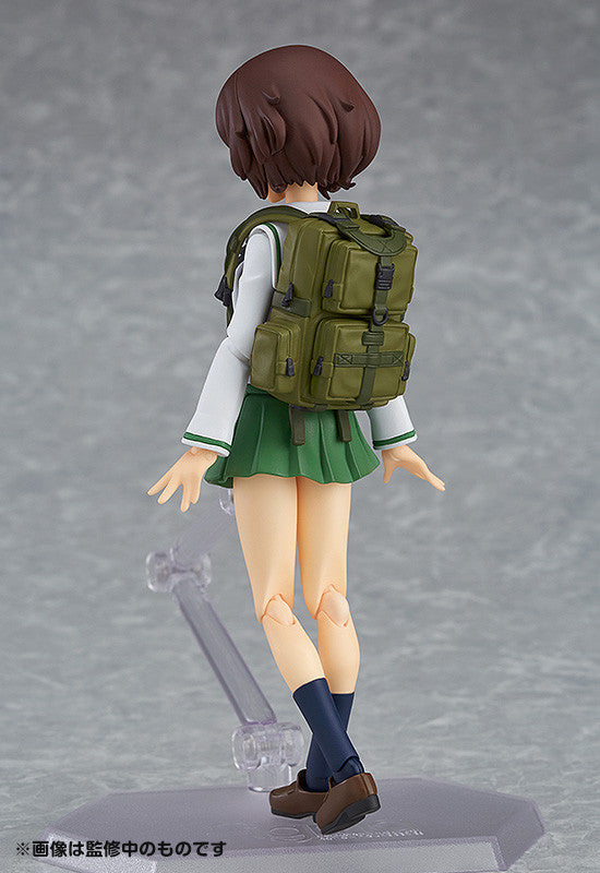 344 GIRLS und PANZER der Film figma Yukari Akiyama: School Uniform ver.