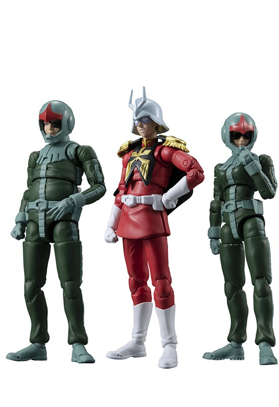 G.M.G. Mobile Suit Gundam MEGAHOUSE Principality of Zeon Army Soldier 04～05～06 Normal Suit Soldier & Char Aznable Set【with gift】