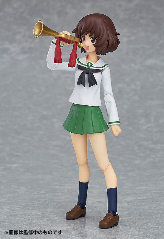 344 GIRLS und PANZER der Film figma Yukari Akiyama: School Uniform ver.