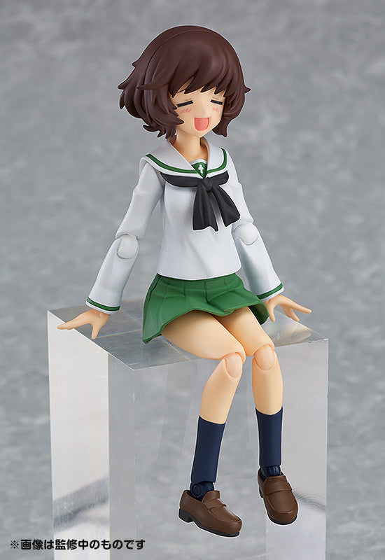 344 GIRLS und PANZER der Film figma Yukari Akiyama: School Uniform ver.