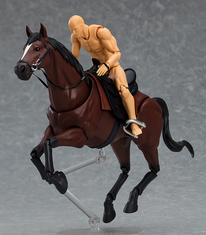 490 Max Factory figma Horse ver. 2 (Chestnut) (re-run)