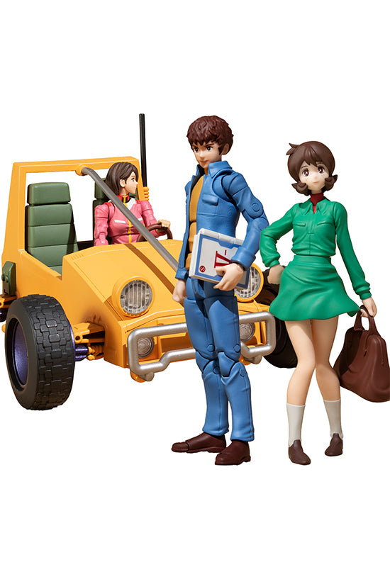 GUNDAM MOBILE SUIT MEGAHOUSE G.M.G.（Gundam Military Generation）Earth Federation 07 Amuro＆Frau， 08V-SP General Soldier & buggy set box【with gift】