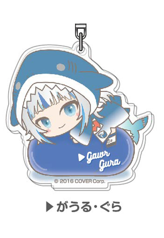 Hololive Bandai Acrylic Key Chain Hug Meets Vol.2 09 Gawr Gura AK