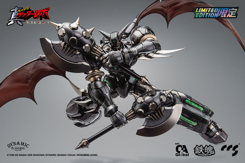 GETTER ROBO ARMAGEDDON C&A Global Ltd. X CCSTOYS SHIN GETTER-1 BLACK ALLOY ACTION FIGURE