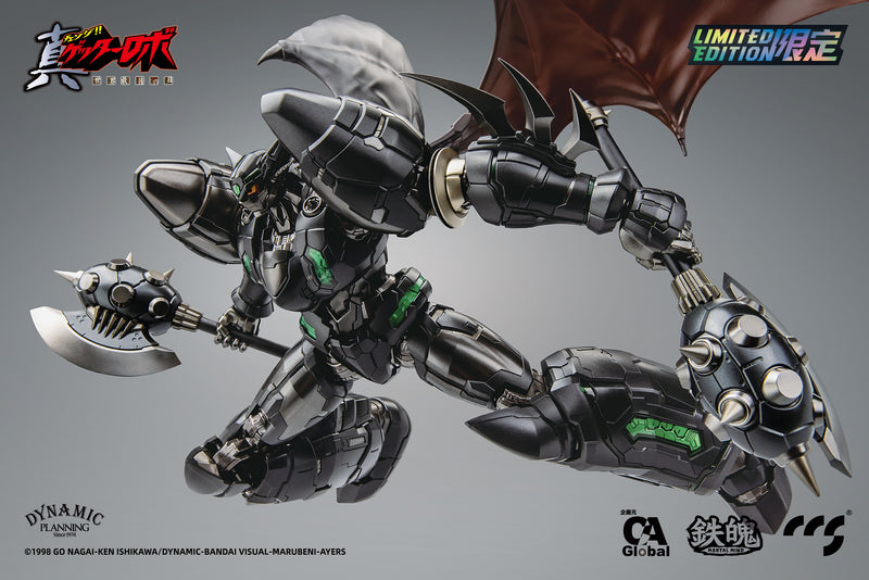 GETTER ROBO ARMAGEDDON C&A Global Ltd. X CCSTOYS SHIN GETTER-1 BLACK ALLOY ACTION FIGURE