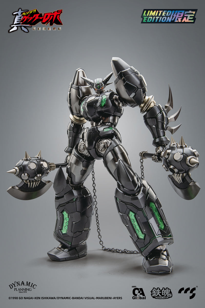 GETTER ROBO ARMAGEDDON C&A Global Ltd. X CCSTOYS SHIN GETTER-1 BLACK ALLOY ACTION FIGURE