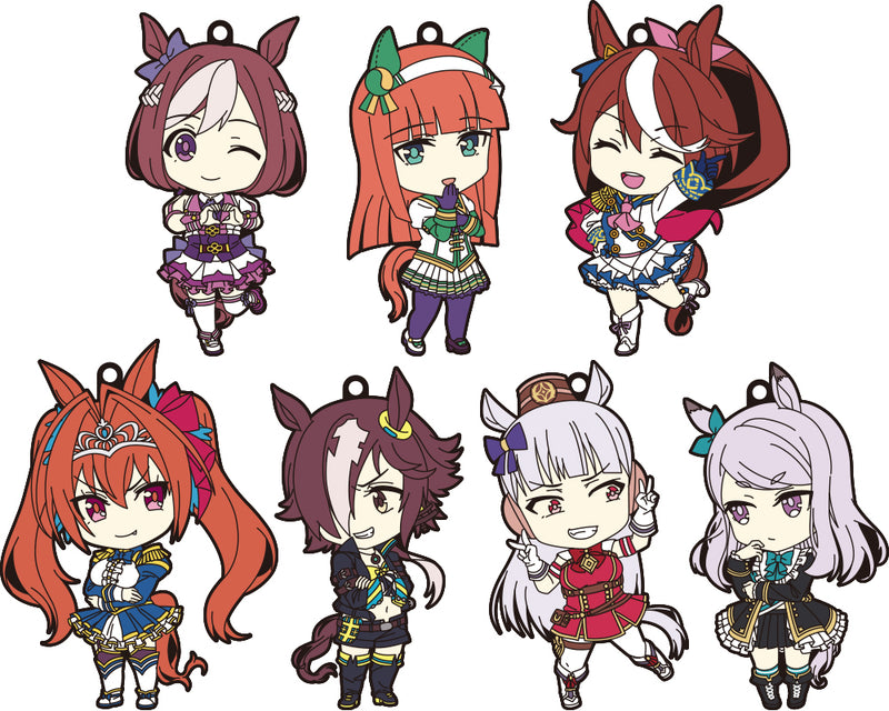 Uma Musume Pretty Derby GOOD SMILE COMPANY Uma Musume Pretty Derby: Nendoroid Plus Collectible Rubber Keychains (1 Random Blind Box)