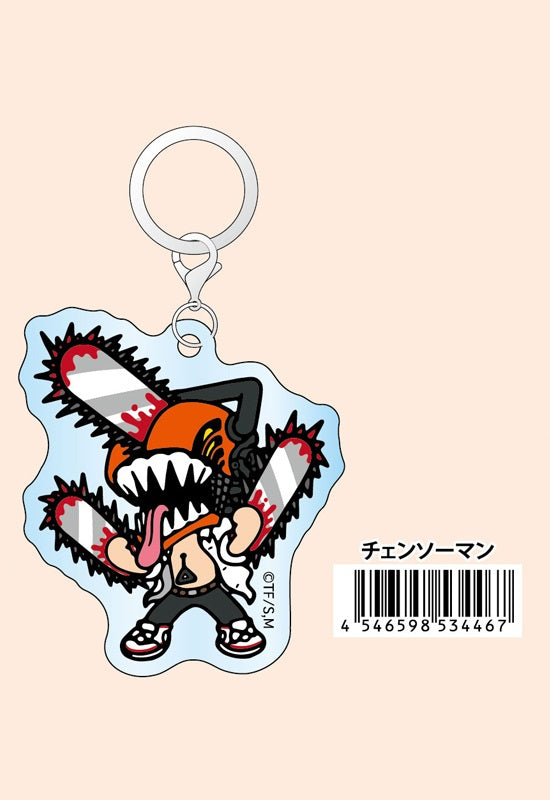 Chainsaw Man eye up Acrylic Marker Charm Chainsaw Man