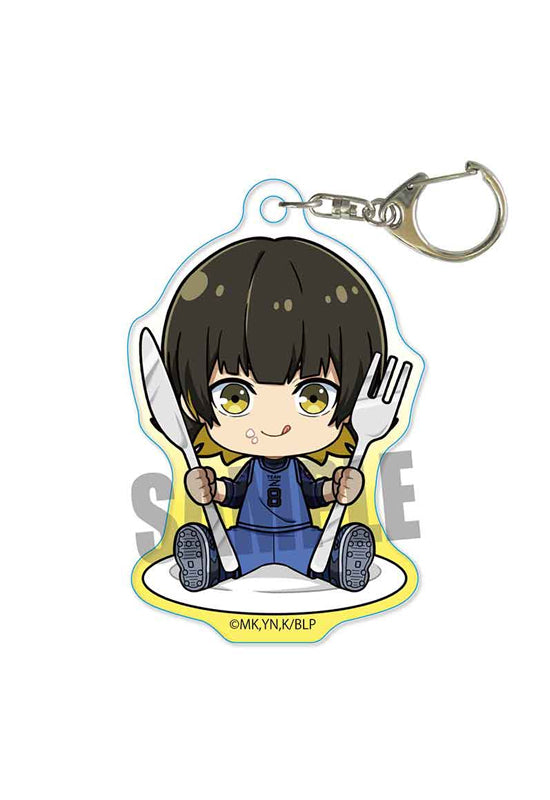 Blue Lock Bell House Gochi Chara Acrylic Key Chain Bachira Meguru