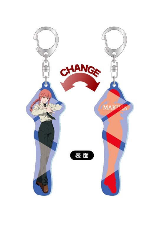 Chainsaw Man Shimizu Sangyo Changing Acrylic Key Chain Collection Makima