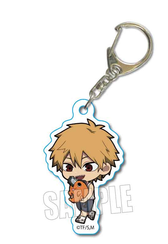 Chainsaw Man Bell House TEKUTOKO Acrylic Key Chain Part 2 Denji (Childhood) & Pochita