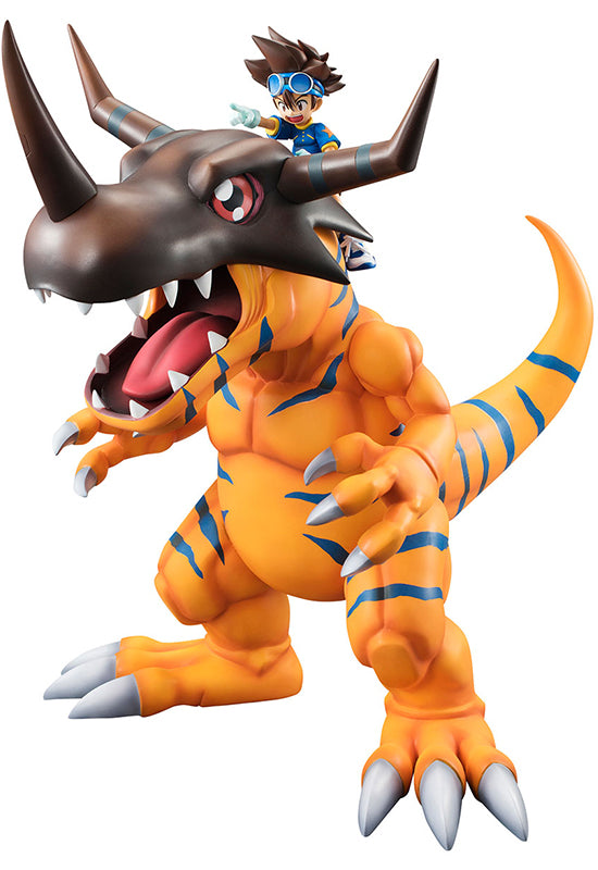 Digimon Adventure MEGAHOUSE G.E.M. series Greymon & Taichi Yagami (repeat)