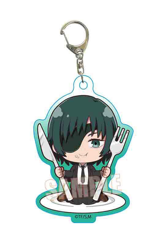 Chainsaw Man Bell House Gochi Chara Acrylic Key Chain Himeno