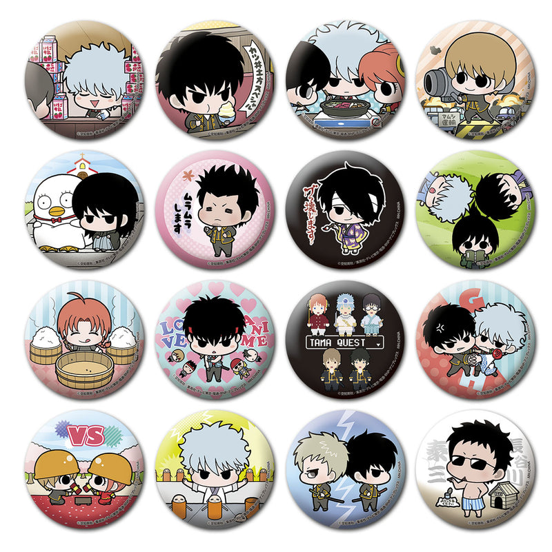 GINTAMA MEGAHOUSE BUTTON BADGE COLLECTION (1 Random Blind Badge)