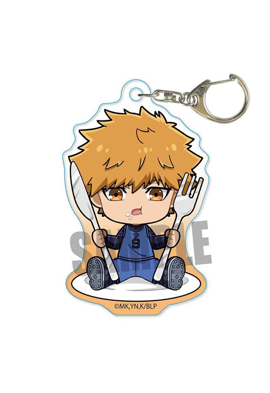 Blue Lock Bell House Gochi Chara Acrylic Key Chain Kunigami Rensuke