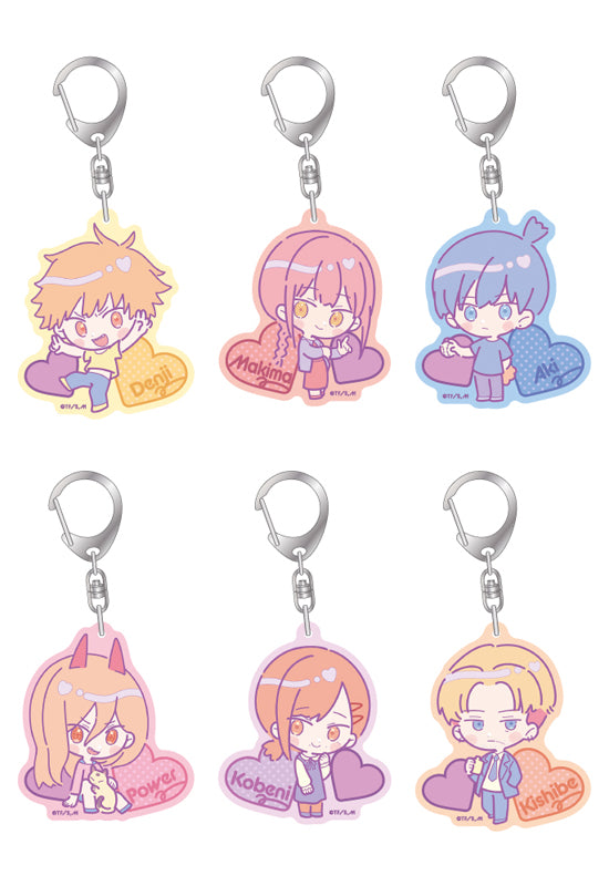 Chainsaw Man Algernon Product Love Pastel Acrylic Key Chain(1 Random)