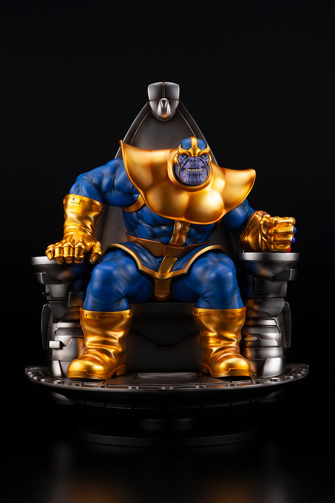 MARVEL Kotobukiya THANOS ON SPACE THRONE FINE ART STATUE