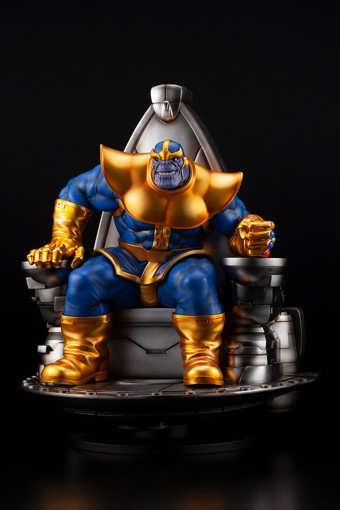 MARVEL Kotobukiya THANOS ON SPACE THRONE FINE ART STATUE