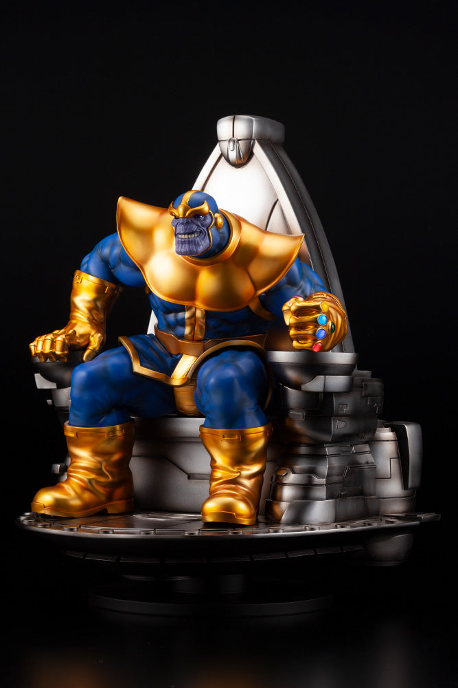 MARVEL Kotobukiya THANOS ON SPACE THRONE FINE ART STATUE