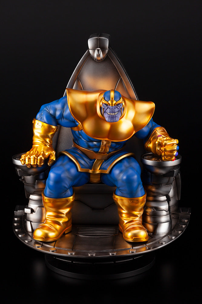 MARVEL Kotobukiya THANOS ON SPACE THRONE FINE ART STATUE