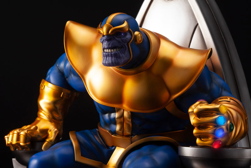 MARVEL Kotobukiya THANOS ON SPACE THRONE FINE ART STATUE