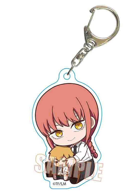 Chainsaw Man Bell House GyuGyutto Acrylic Key Chain Makima