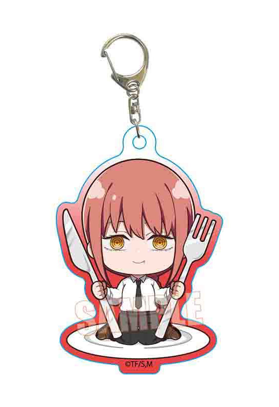 Chainsaw Man Bell House Gochi Chara Acrylic Key Chain Makima