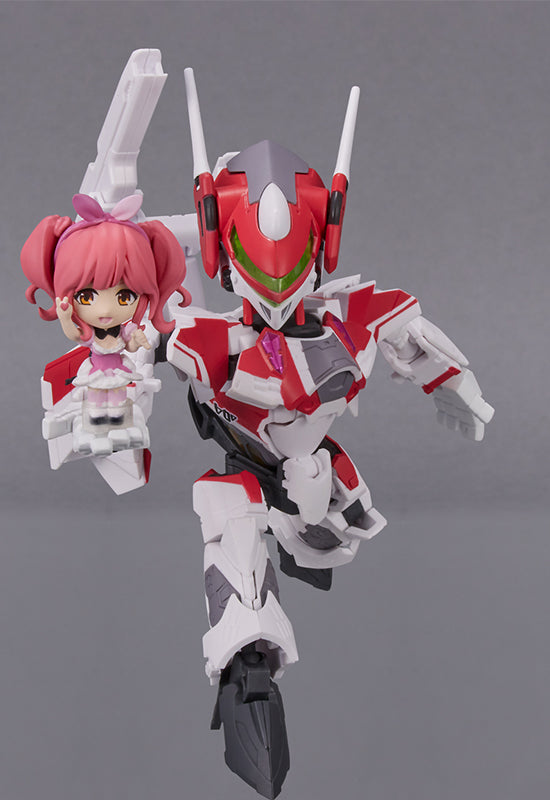 Macross Delta Bandai TINY SESSION VF-31C Siegfried (Mirage Farina Jenius Custom) with Makina Nakajima(JP)