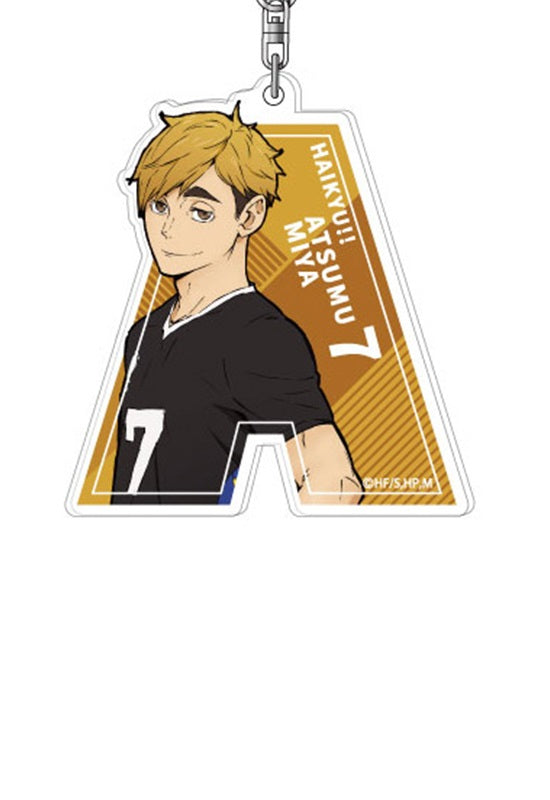 Haikyu!! Takaratomy Arts Initial Acrylic Key Chain 09 Miya Atsumu IAK