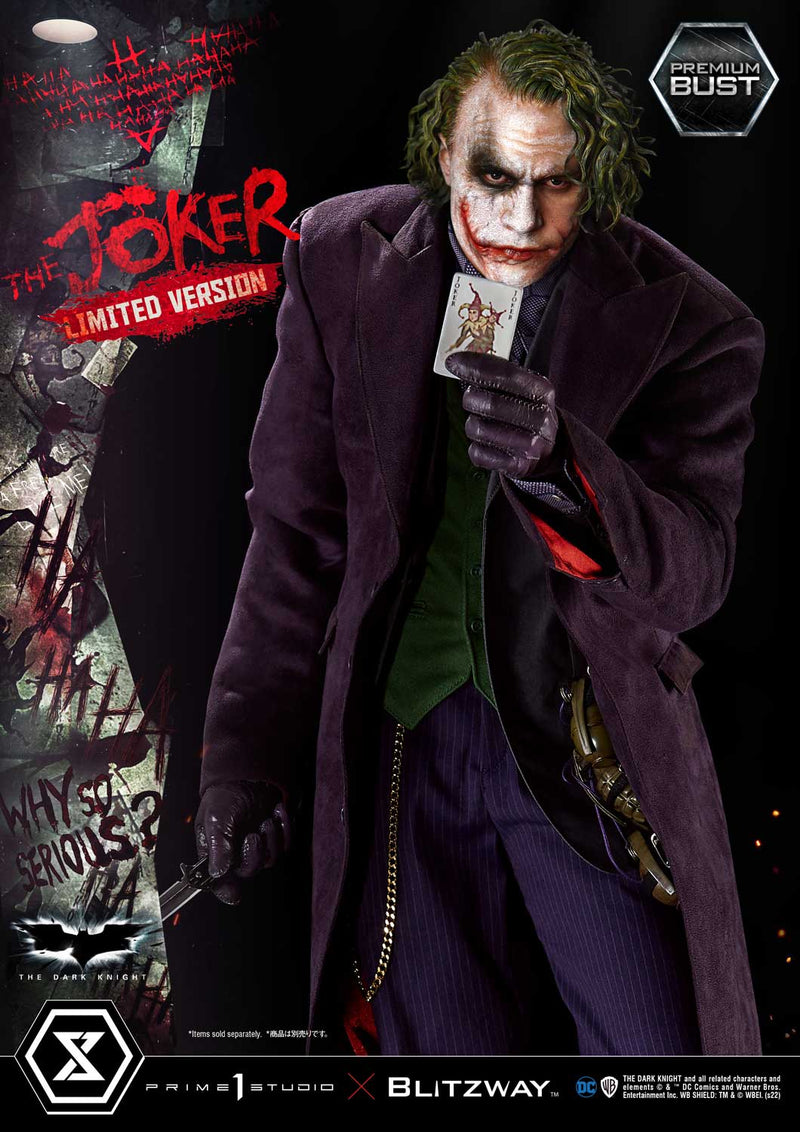 The Dark Knight Prime 1 Studio Premium Bust The Joker Limited Version