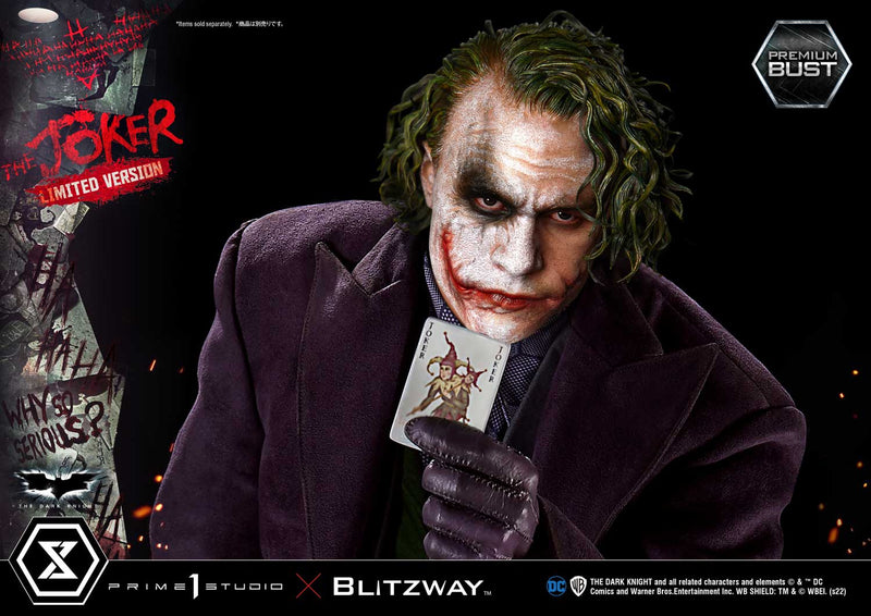 The Dark Knight Prime 1 Studio Premium Bust The Joker Limited Version